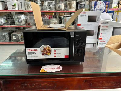 Lò vi sóng có nướng Toshiba MW3-MG25PE(BK) 25 lít hàng chính hãng - Hàng trưng bày